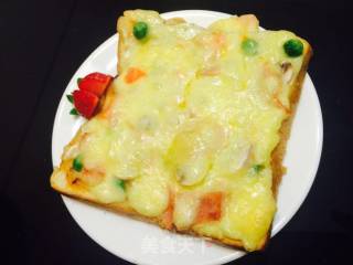 #trust of Beauty# Simple and Easy Toast Pizza recipe