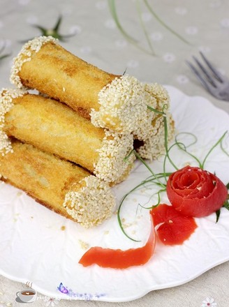 Sesame Taro Roll recipe