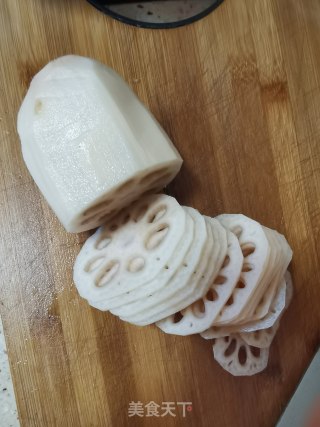 Hot and Sour Lotus Root Slices recipe