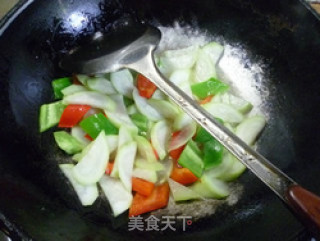 Double Pepper Stir-fried Night Blossom recipe