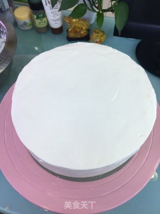 Seven Inch Fruit Cream Cake recipe