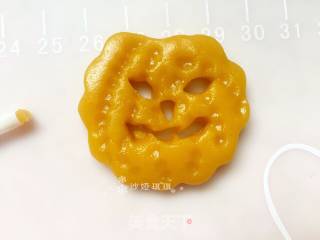 Halloween Pumpkin Funny Face Cookies recipe