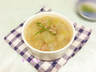 Stewed Winter Melon with Minced Meat recipe