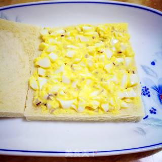 Mom's Taste-broken Egg Sandwich recipe