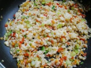 Colorful Vegetable Fried Rice recipe