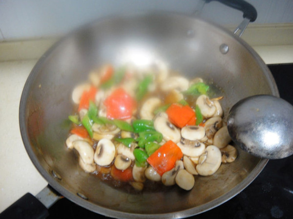 Fried Mushrooms in Abalone Sauce recipe