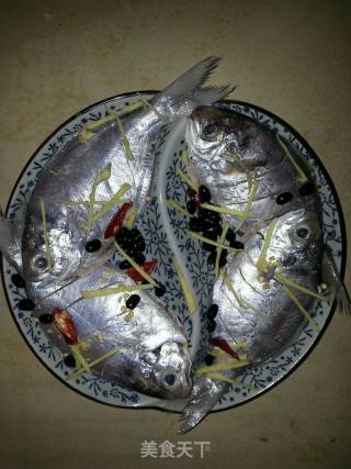 Steamed Pomfret recipe