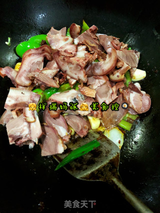 👩‍🍳cooking with Fairy Grass🍳cooking👩‍🍳: 👧 Auspicious Mommy👩 Food Control🍳 of Green Bamboo Shoot Pig Face recipe