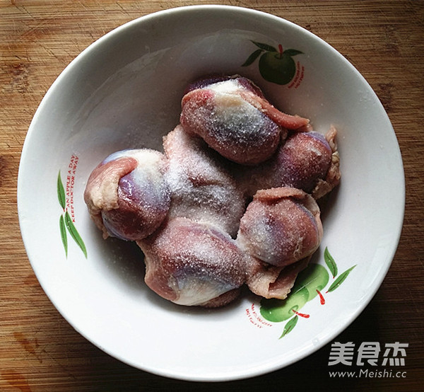 Salted Duck Gizzards recipe