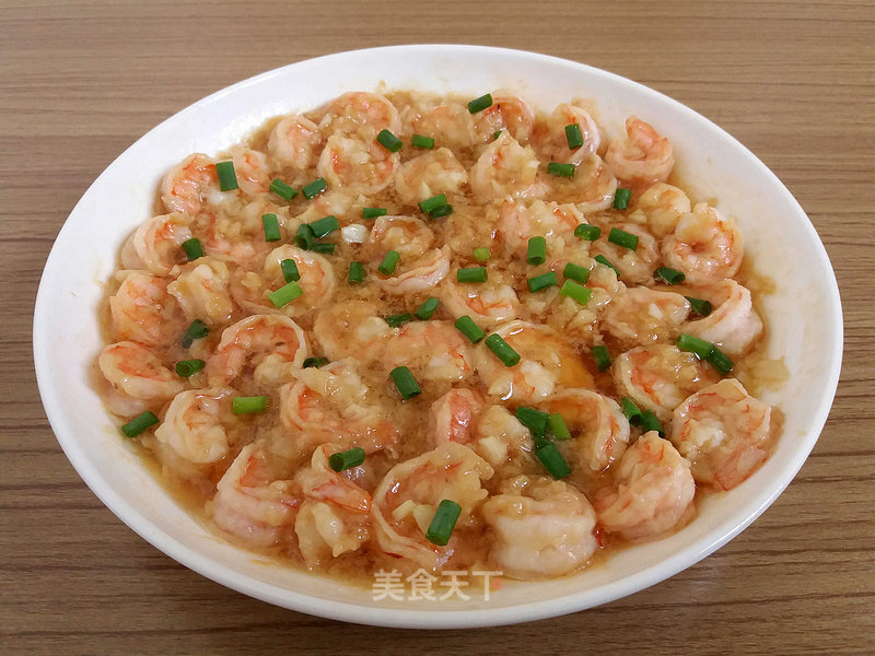 Steamed Shrimp with Garlic recipe