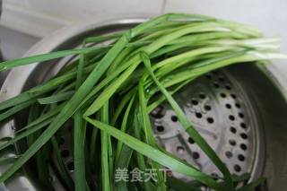 #trust之美# Dumplings Stuffed with Sea Rice, Chives and Goose Eggs recipe