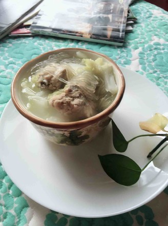 Cabbage Pork Bone Soup