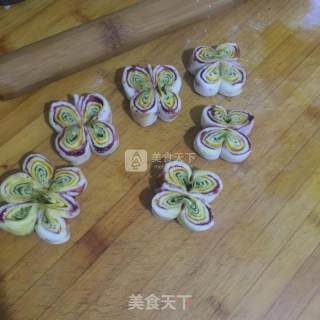 Colorful Butterfly Flower Roll recipe