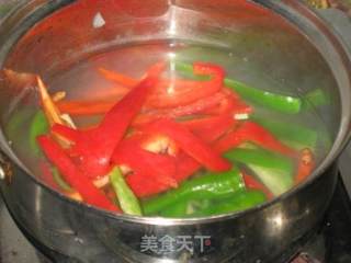 Lotus Root with Colored Pepper recipe