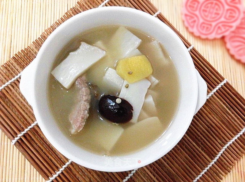 Pleurotus Eryngii Lean Meat Soup with Pepper recipe