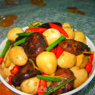 Stir-fried Mushroom Eggs recipe