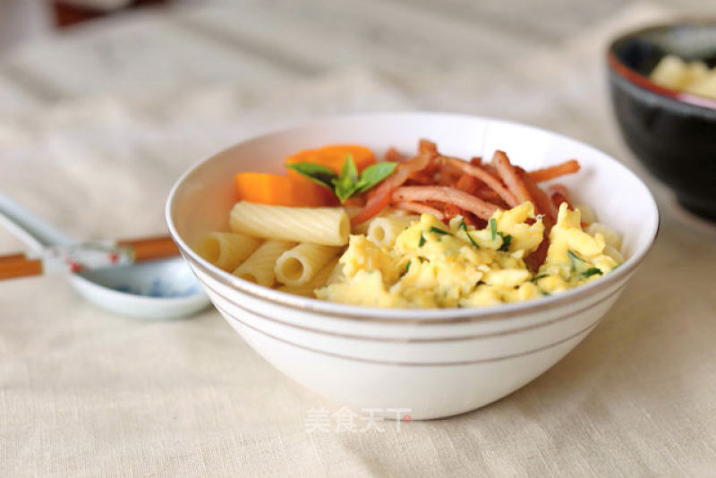 Bacon Egg Noodles + Mixed Vegetable Soup Base recipe