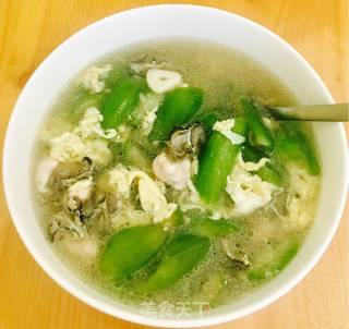 Oyster Loofah Soup recipe