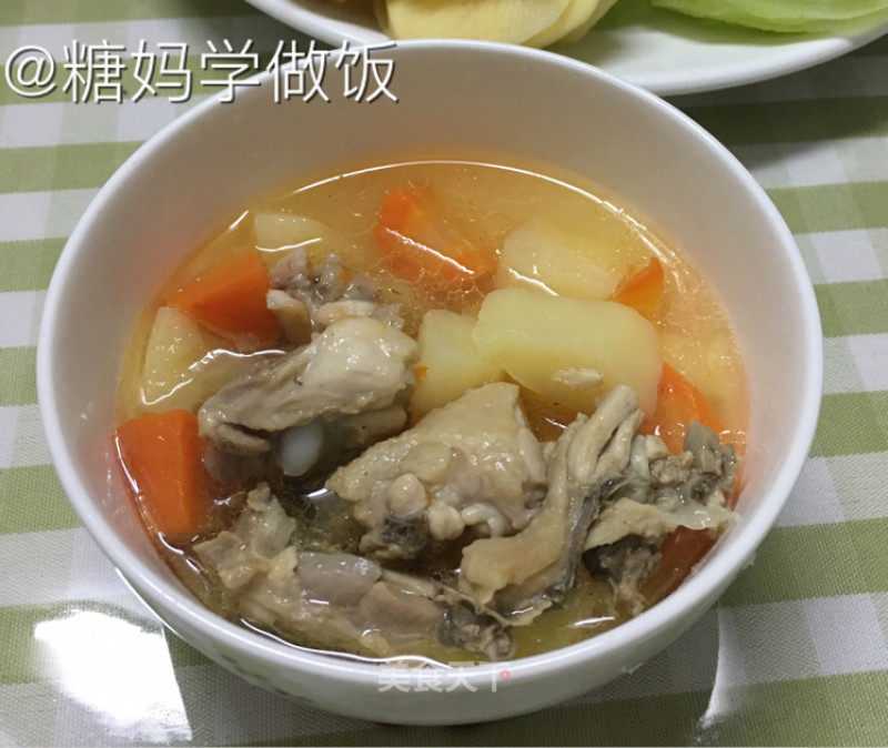 Potato Carrot Chicken Soup recipe