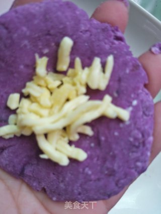 Purple Sweet Potato Glutinous Rice Cake recipe