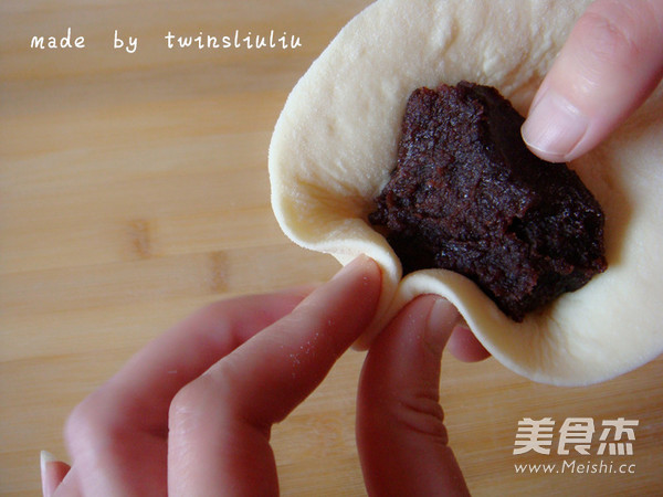 Cute Cartoon Bean Paste Bun recipe