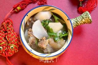 [clear Stewed Beef Offal and Carrot Soup] recipe