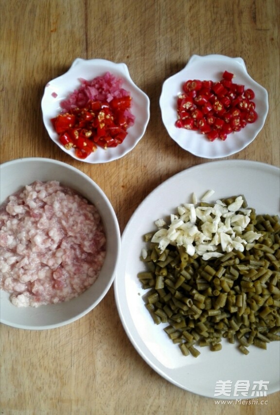 Stir-fried Minced Pork with Pickled Beans and Classic Hunan Vegetable recipe