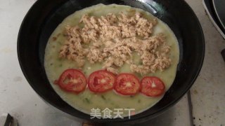 Pork Floss Cheese Quiche recipe