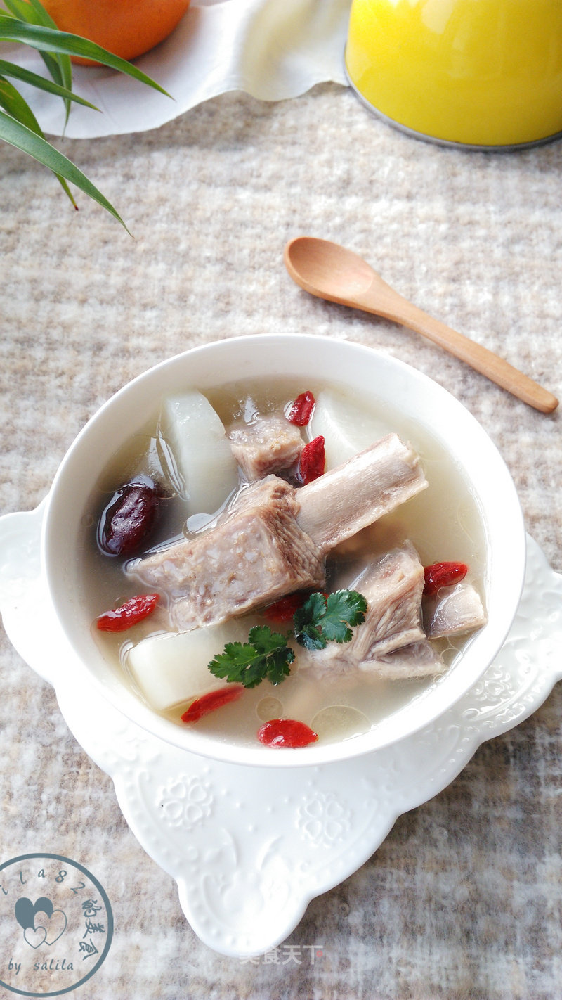 Winter Solstice Health First ~ Radish Lamb Chops Soup recipe