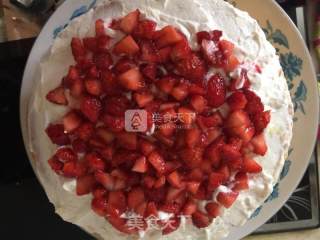 Eight Inch Strawberry Durian Naked Cake recipe