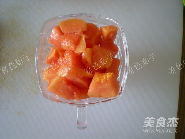 Supper Papaya Yogurt Cup recipe