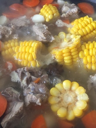 Yam and Corn Short Rib Soup recipe
