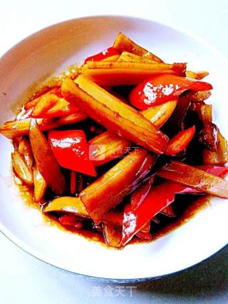 Sweet and Sour Lotus Root Strips recipe
