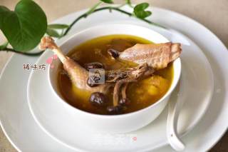 【stewed Muscovy Duck with Tea Tree Mushroom】 recipe