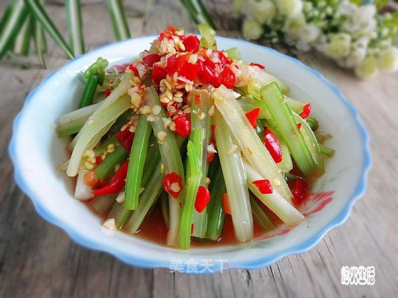 Lemon Chopped Pepper and Celery recipe