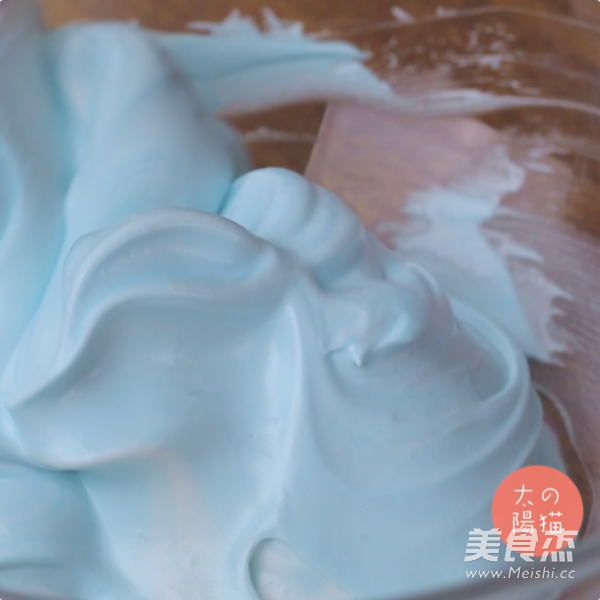 Ice Cream Color Meringue ｜sun Cat Breakfast recipe