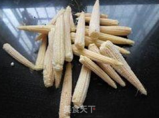 Stir-fried Corn Tips recipe