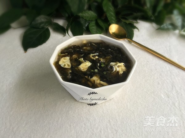 Egg Seaweed Soup recipe