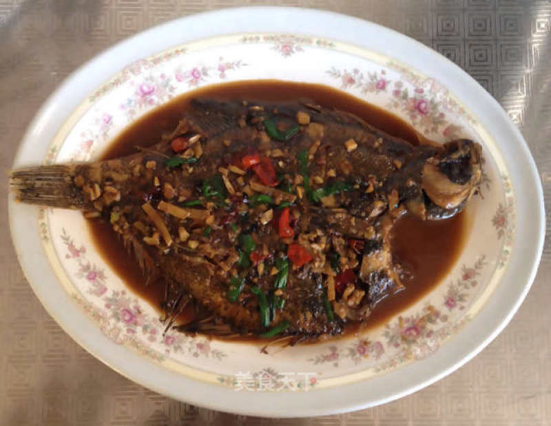 Braised Partial Fish in Brown Sauce recipe