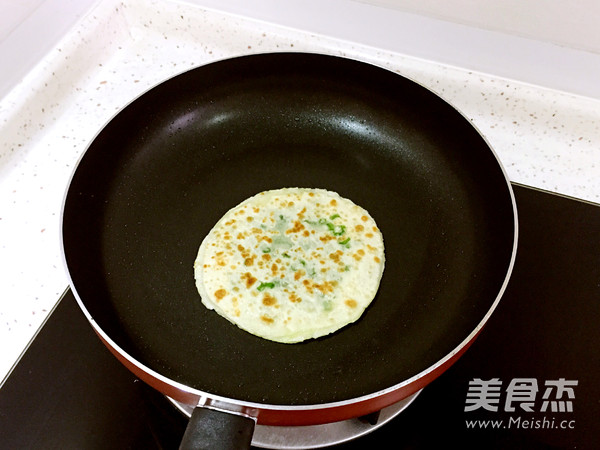 Dumpling Crusted Scallion Pancake recipe