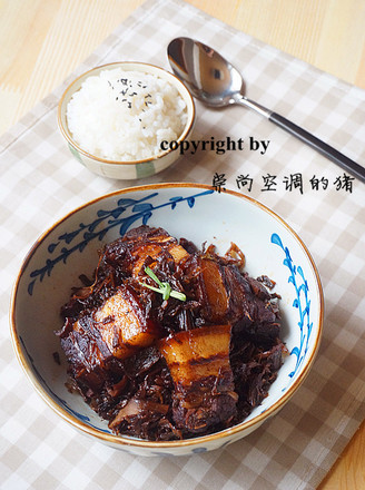 Pork with Dried Vegetables and Plum