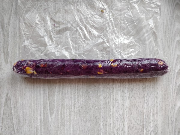 Purple Sweet Potato Egg Roll recipe