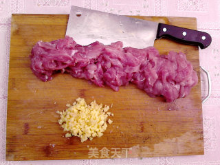 Garlic Scallop Pork Slices recipe