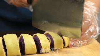 Purple Sweet Potato Egg Roll recipe