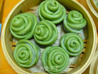 Green Rose Flower Roll recipe