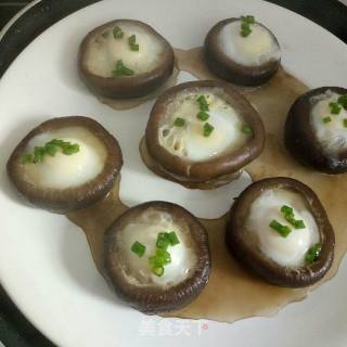 Steamed Quail Eggs with Shiitake Mushrooms recipe