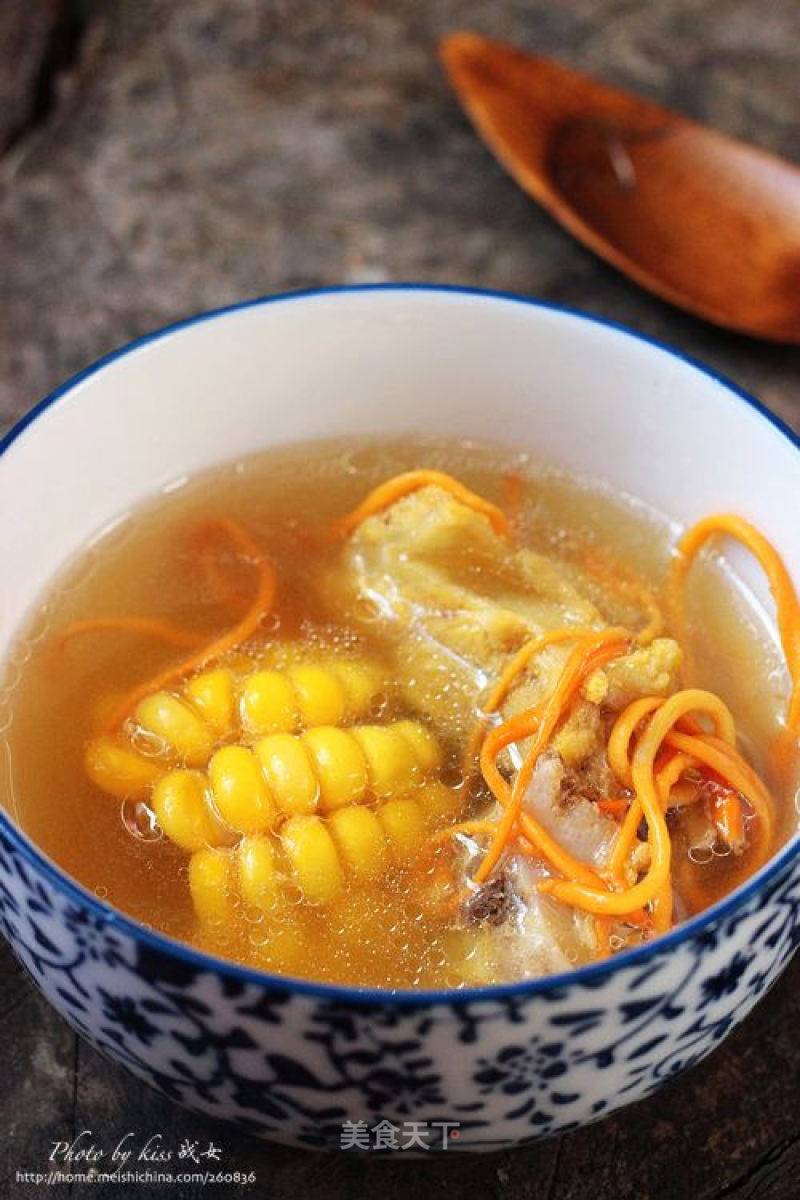 Sweet and Nourishing---claypot Pork Bone with Cordyceps Flower recipe