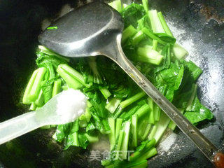 Stir-fried Rape Root recipe