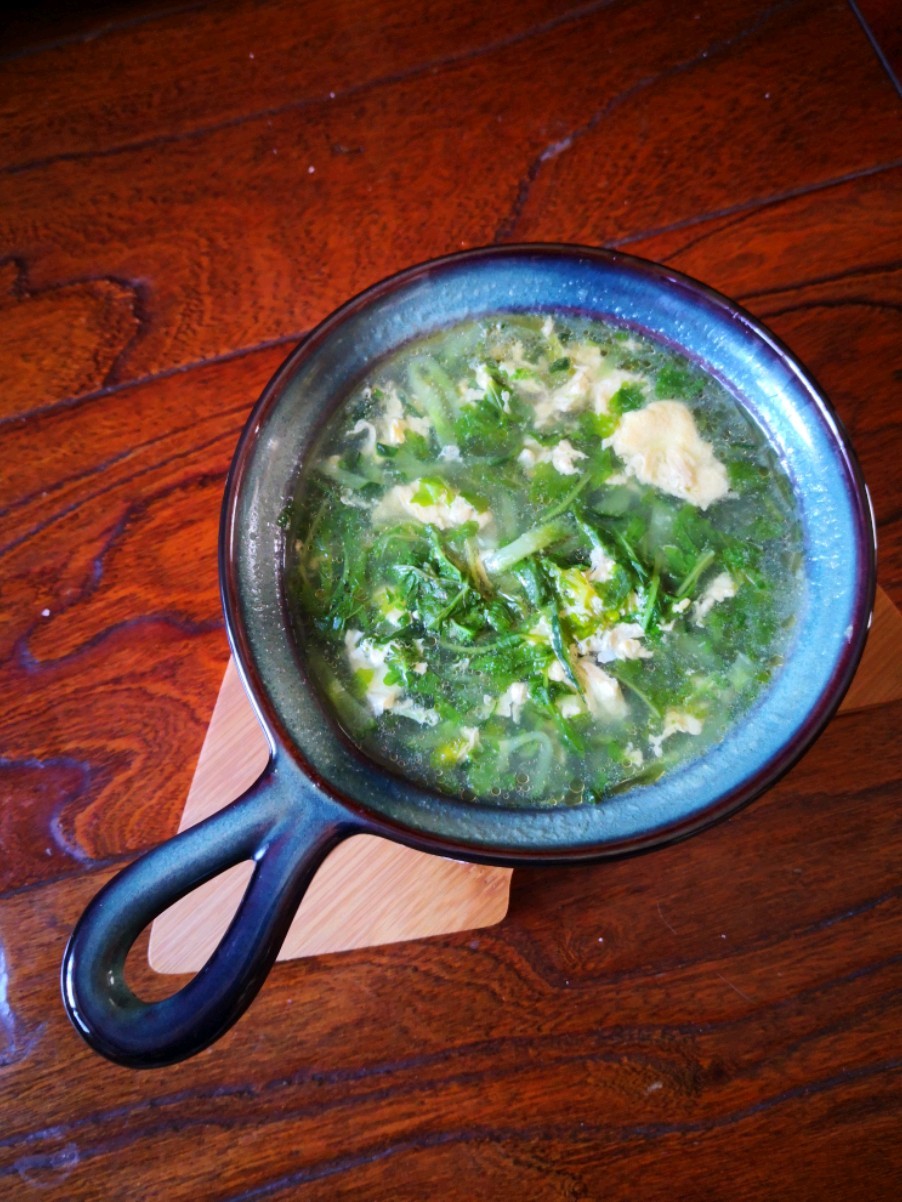 Local Vegetable and Egg Soup recipe