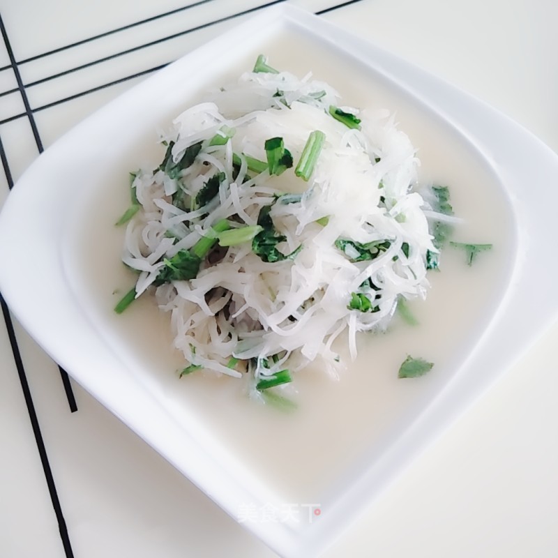 Vegetarian Stir-fried Shredded Radish recipe